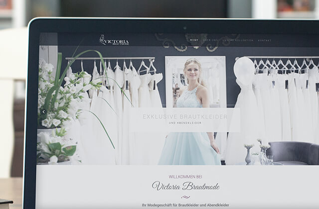 Victoria Brautmode Webdesign